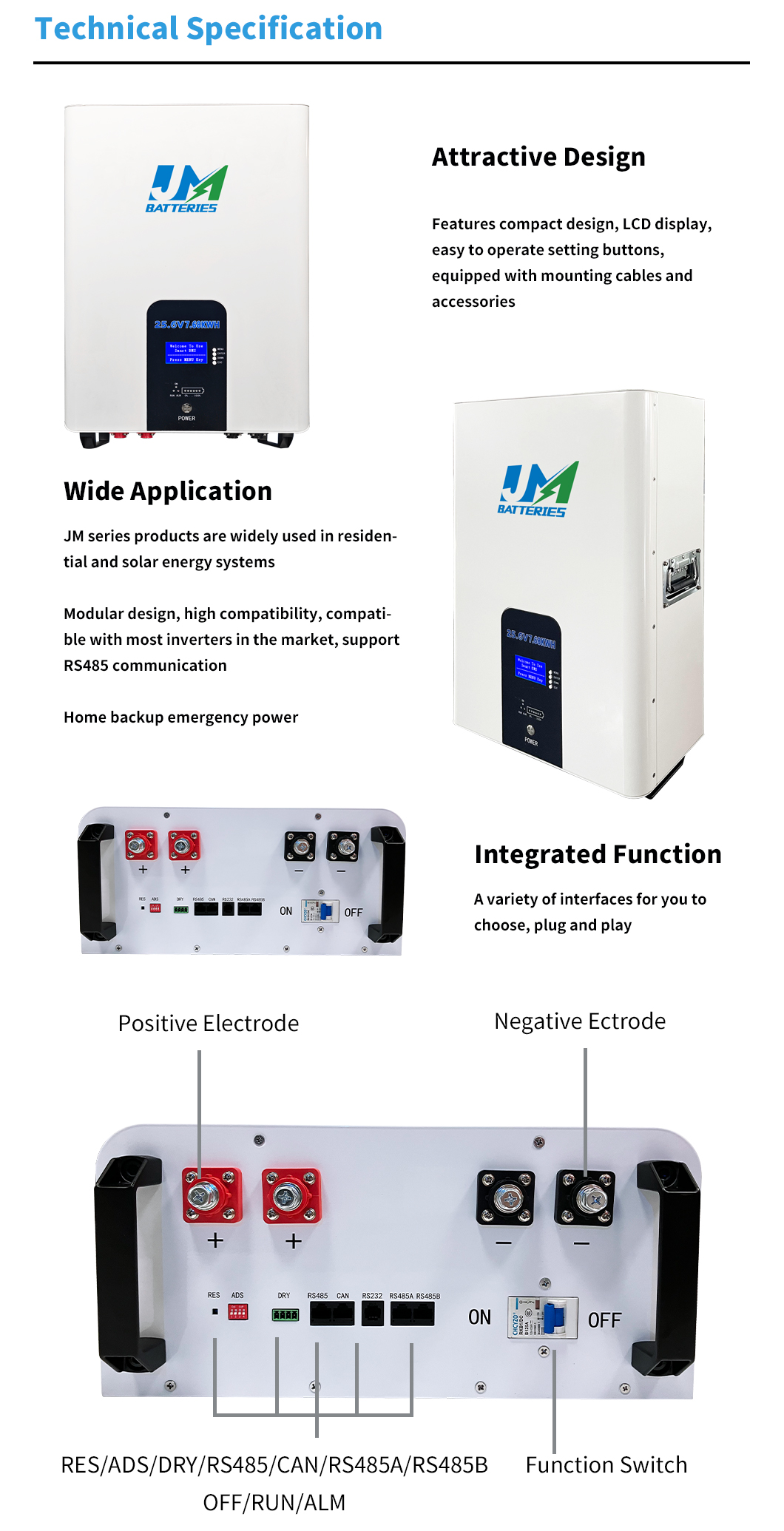 7kWh home wall battery